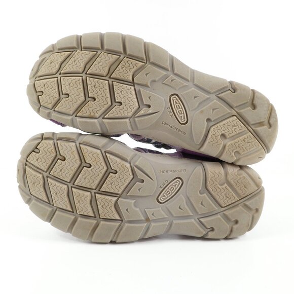 Keen Big Kids' Size 2 Sandals Purple Camo Seacamp II CNX Hybrid Water Tillandsia - Picture 6 of 10